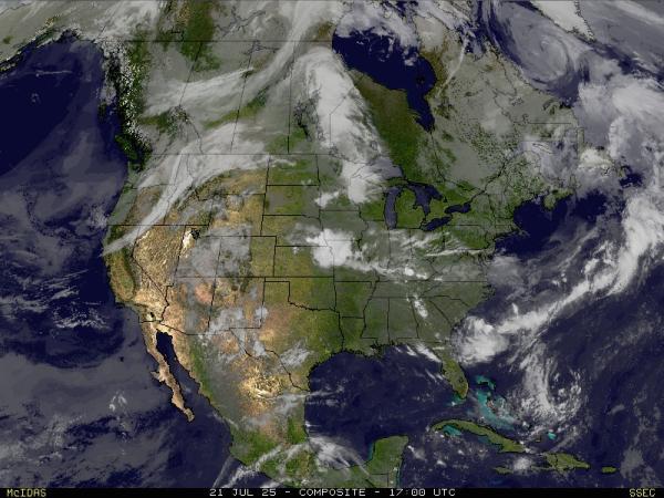 USA New jersey Previsão do tempo nuvem mapa 