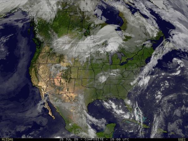 USA New york Meteo nuvola mappa 