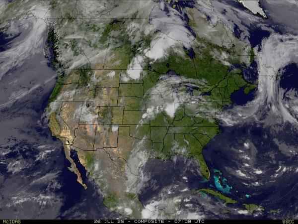 USA Bắc dakota Bản đồ thời tiết đám mây 