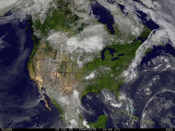 USA Ohio Weather Cloud Map 