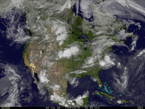 USA Oklahoma Mapa ng mapa ng lagay ng panahon 