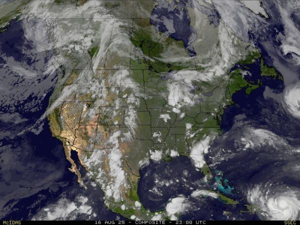 USA Oklahoma Meteo nuvola mappa 