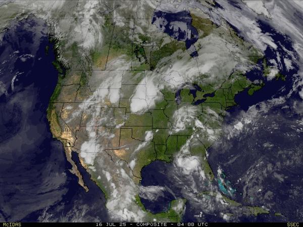 USA Oklahoma Weather Cloud Map 