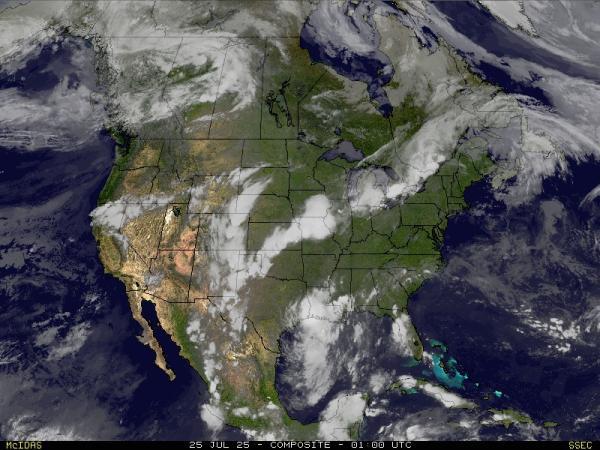 米国オレゴン州 天気クラウドマップ 