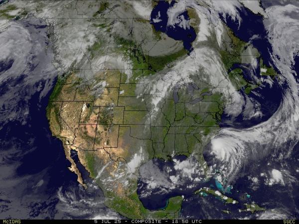 USA Texas Weather Cloud Map 