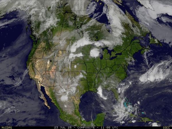 米国ワシントン 天気クラウドマップ 