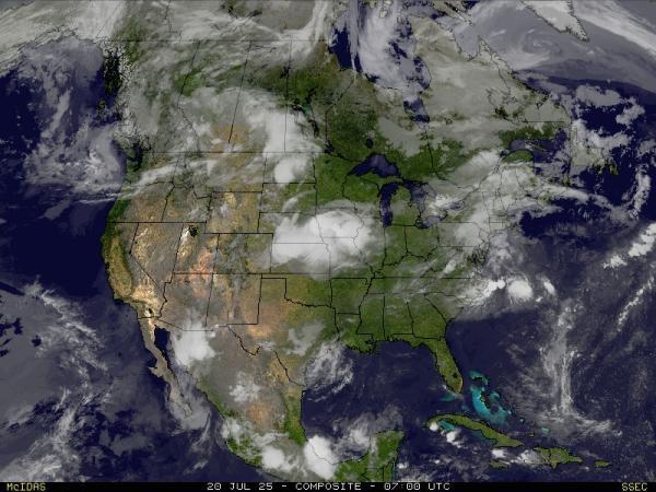 USA Washington Weather Cloud Map 
