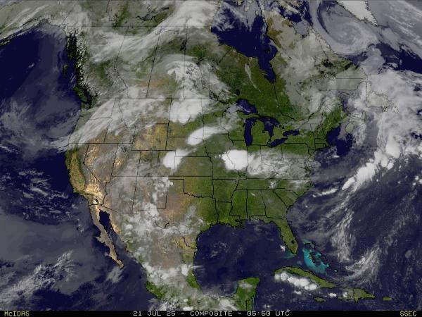 USA Wisconsin Weather Cloud Map 