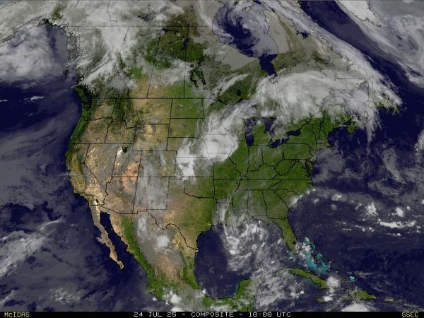 USA Wisconsin Počasí mrak mapy 