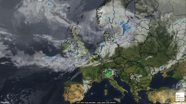 Vatikanstaten Vejret sky kort 