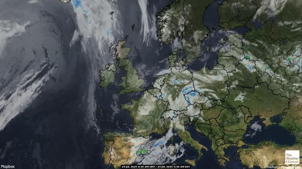 Vatican City Weather Cloud Map 