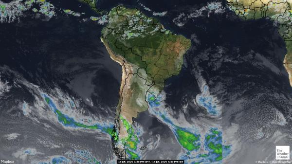 Venezuela Veður ský kort 