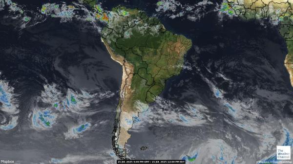 Venezuela Mapa del tiempo pronóstico nube