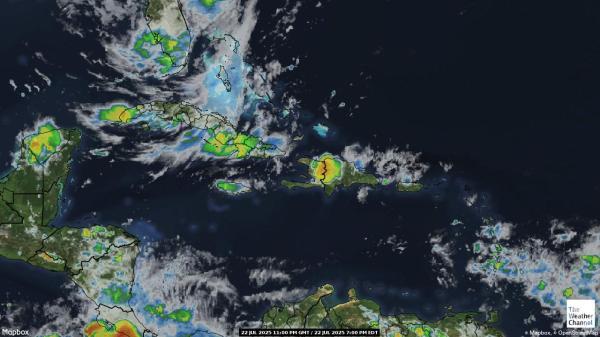 Virgin Islands, British Vær sky kart 