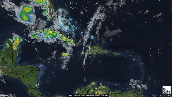 Virgin Islands US Weather Cloud Map 