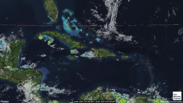 Virgin Islands US Weather Cloud Map 