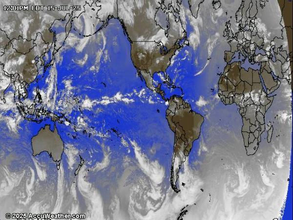 Mundo Mapa ng mapa ng lagay ng panahon 