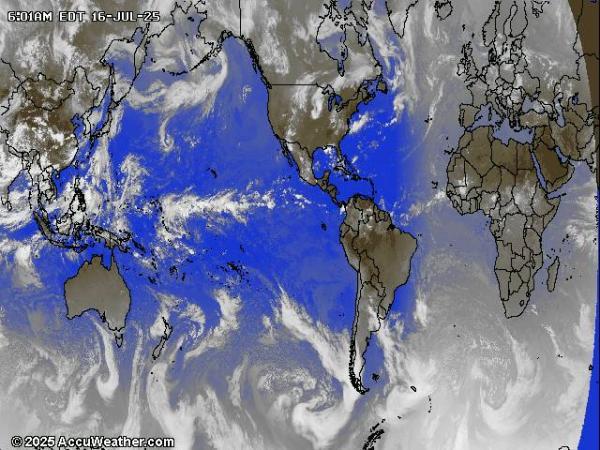 Mundo Mapa ng mapa ng lagay ng panahon 