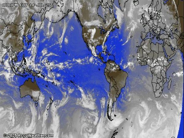 Mundo Mapa ng mapa ng lagay ng panahon 
