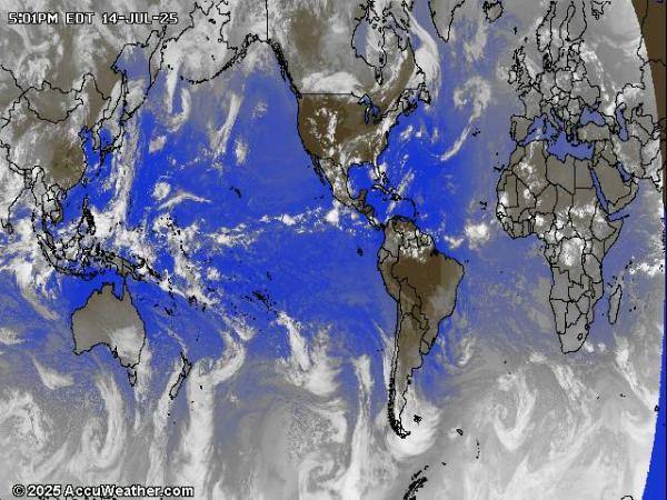 Mundo Mapa ng mapa ng lagay ng panahon 