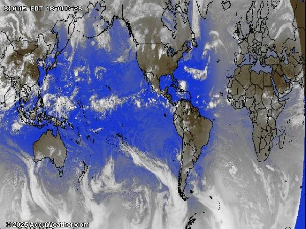 Mundo Mapa ng mapa ng lagay ng panahon 