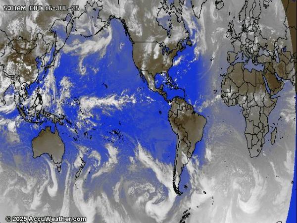 Dunia Peta Cuaca awan 