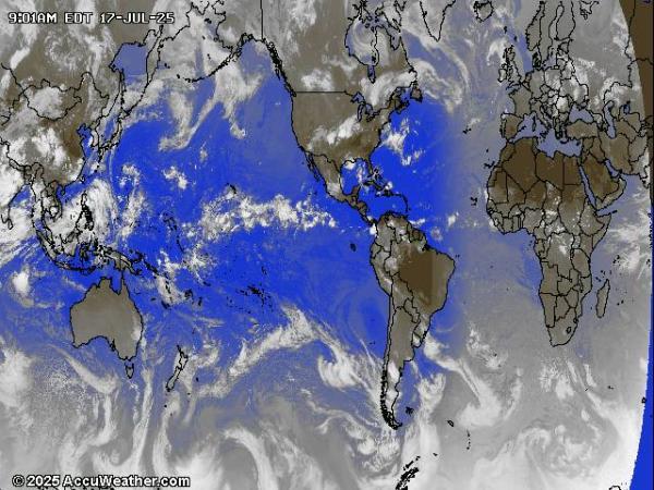Mundo Mapa ng mapa ng lagay ng panahon 