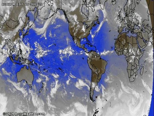 World Weather Cloud Map 