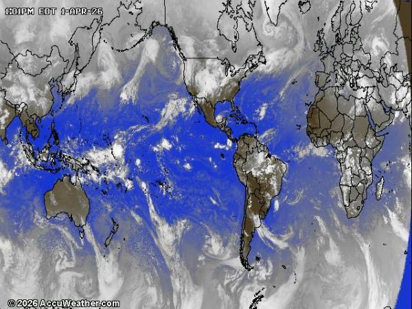 Dunia Peta Cuaca awan 