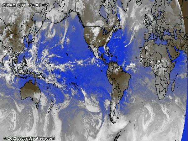 Mundo Mapa ng mapa ng lagay ng panahon 