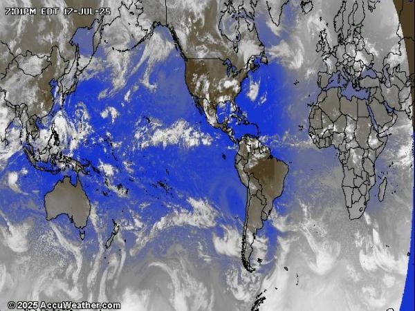 Mundo Mapa ng mapa ng lagay ng panahon 