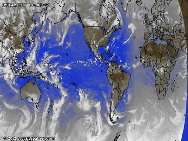 Mundo Mapa ng mapa ng lagay ng panahon 