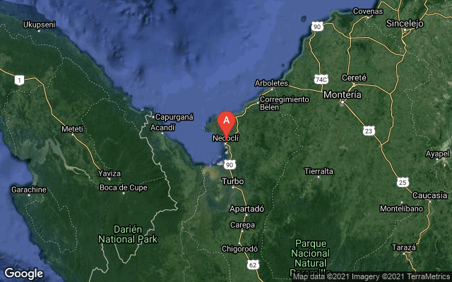 Necocli Airport Colombia Sknc Tiempo Actual
