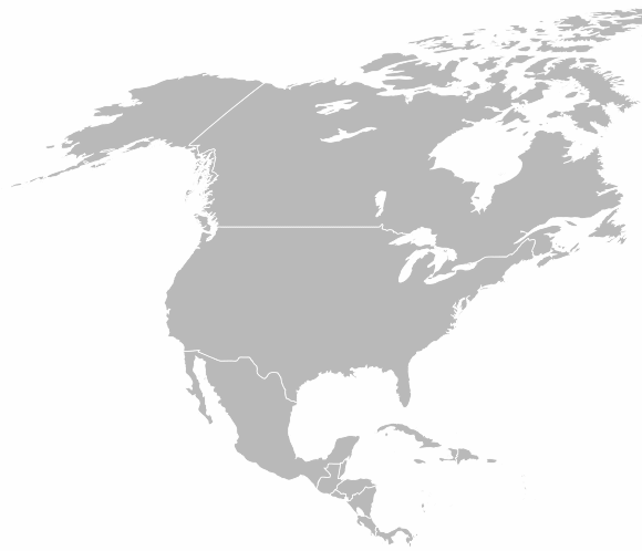 North America Time Zones Map