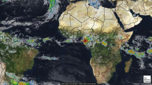 Африка Погода облако карту 