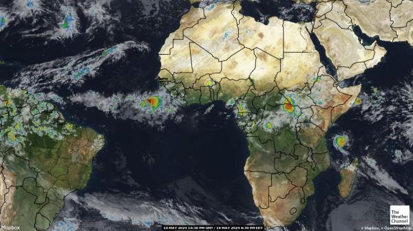 أنغولا خريطة الطقس سحابة 