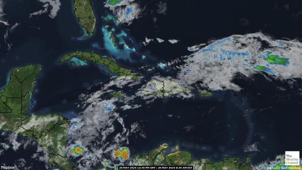 Anguilla Meteo nuvola mappa 