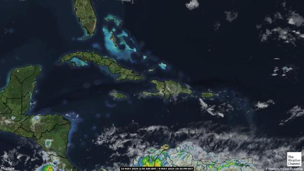 Anguilla Počasí mrak mapy 
