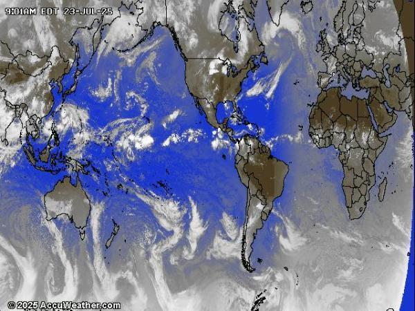 Antartika Peta Cuaca Awan 