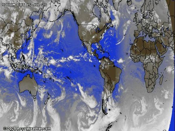 Antartika Peta Cuaca Awan 