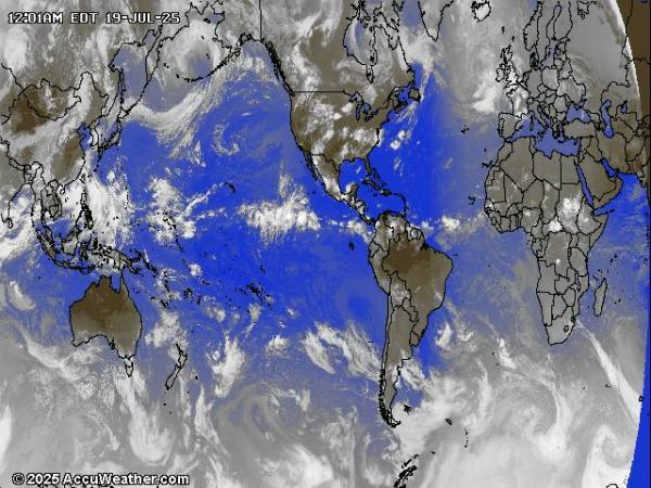 Antartika Peta Cuaca Awan 