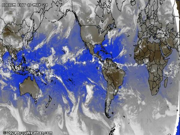 Antarctica Previsão do tempo nuvem mapa 