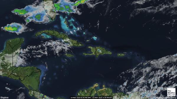 Antigua và Barbuda Bản đồ thời tiết đám mây 