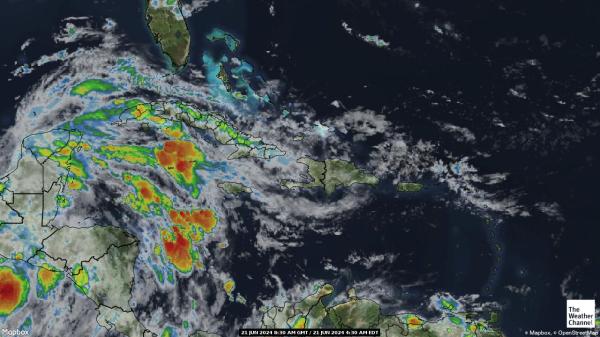 Antigua ve Barbuda Hava bulut haritası 