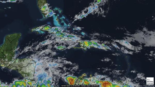 Антигуа и Барбуда Погода облако карту 