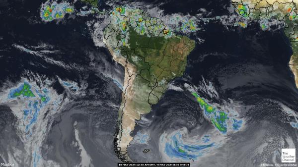 Arjantin Hava bulut haritası 