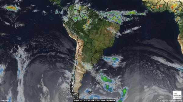 Argentina Peta Cuaca Awan 