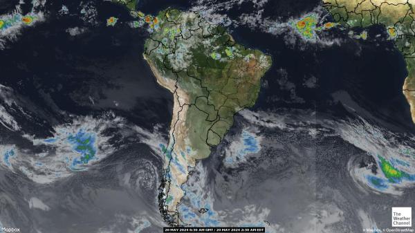 Аргентина Погода облако карту 