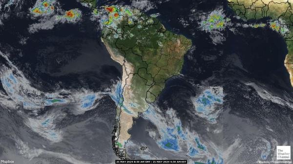 アルゼンチン 天気クラウドマップ 