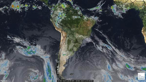 Αργεντίνη Καιρός σύννεφο χάρτη 